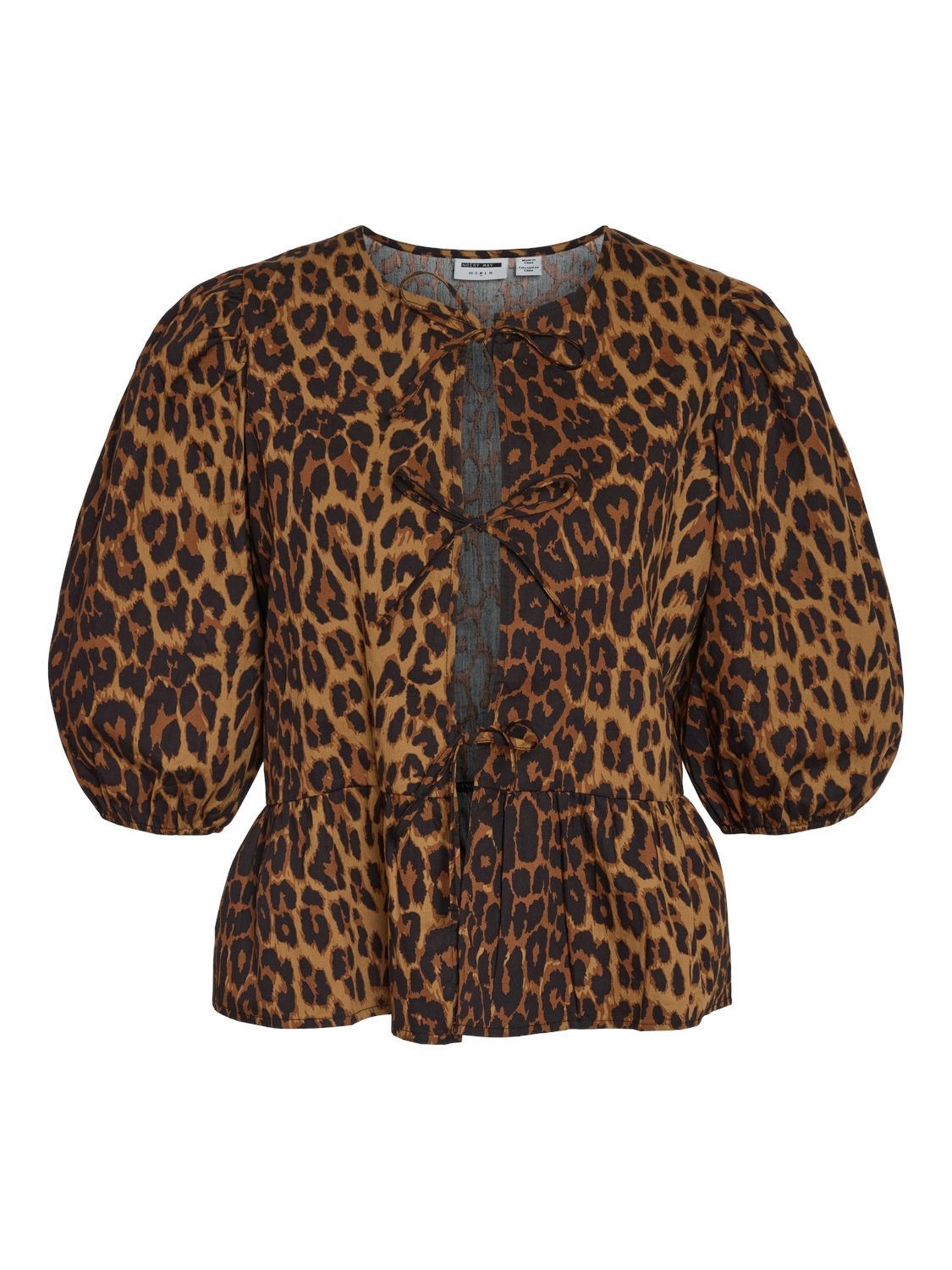 NMVIKKA S/S TIE TOP LX Natural/LEO