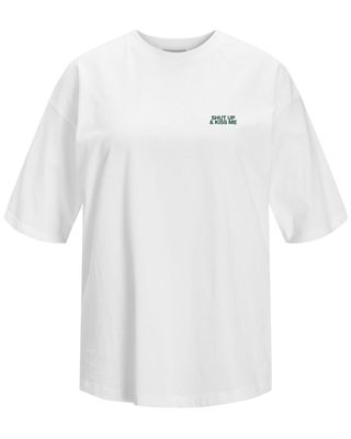 JXMILLOW LOOSE SS TEE JRS FT24 Bright White/KISS ME