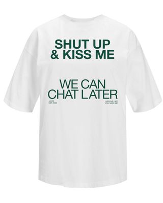 JXMILLOW LOOSE SS TEE JRS FT24 Bright White/KISS ME