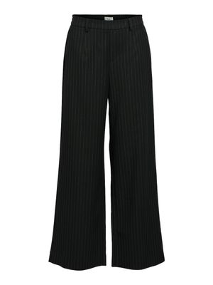 OBJLISA WIDE PANT AOP NOOS Black/Grey