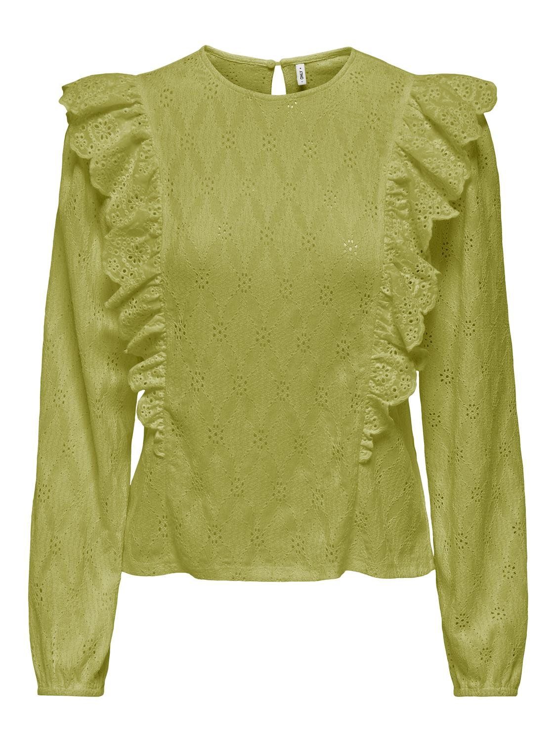 ONLGRACE L/S O-NECK TOP BOX JRS Oasis