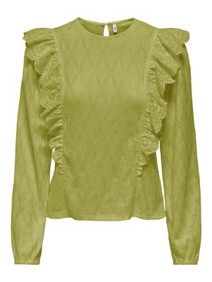 ONLGRACE L/S O-NECK TOP BOX JRS Oasis