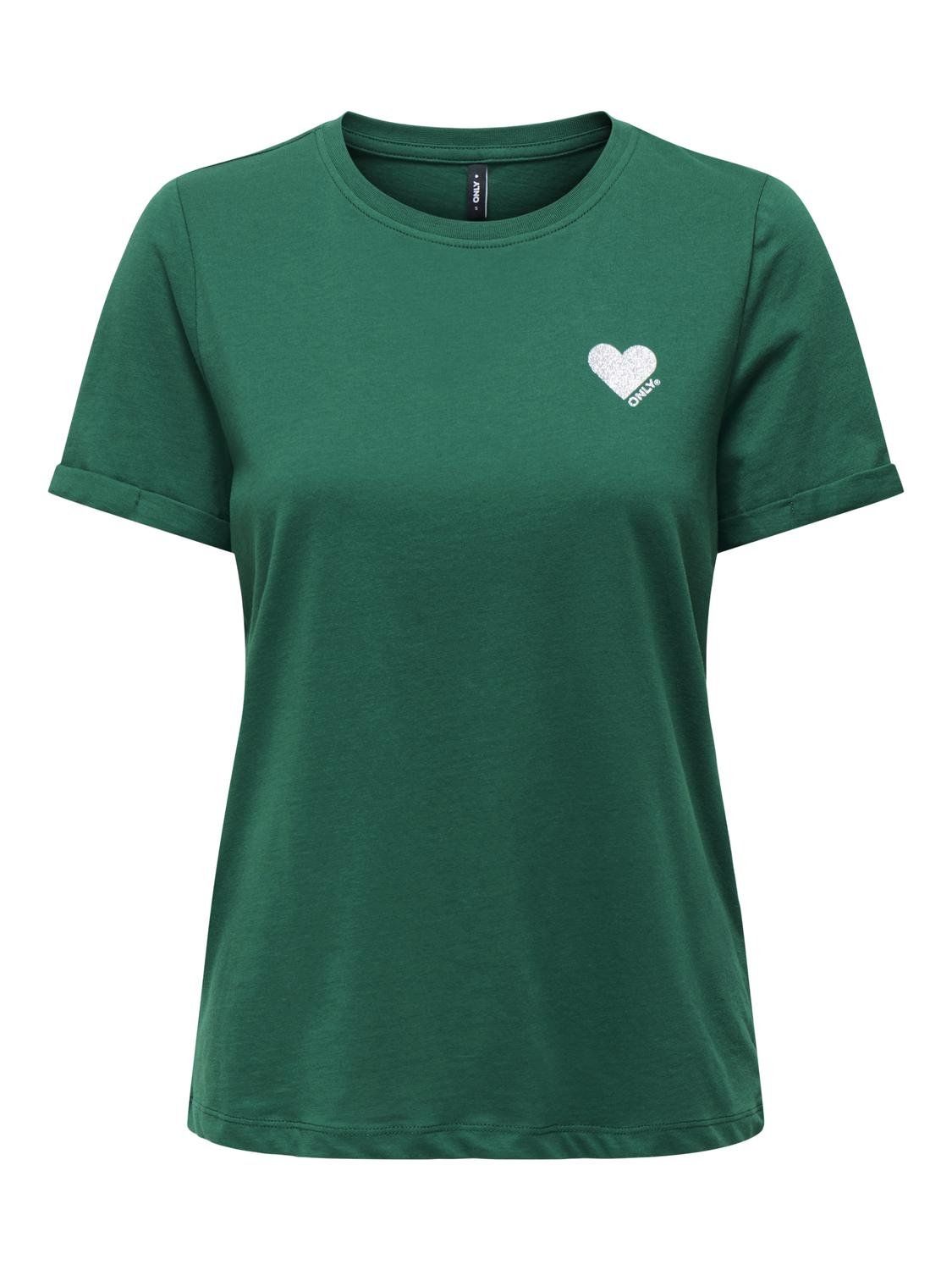 ONLKITA LIFE S/S TOP NOOS Aventurine/SILVER GL