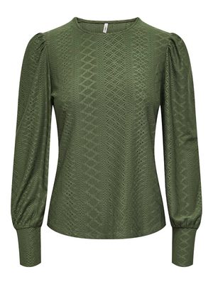 ONLSANDRA L/S PUFF TOP JRS NOOS Rifle Green
