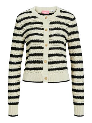JXADDY CARDIGAN KNIT Bone White//Black