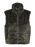 ONLVIDA FAUX FUR WAISTCOAT CC OTW Thunderstorm