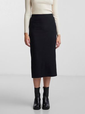 PCKYLIE MW MIDI SKIRT NOOS BC Black