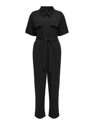 ONLHENNA LIFE S/S JUMPSUIT JRS Black