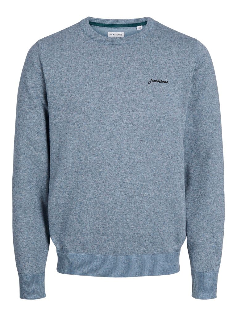 JJ BRAD KNIT CREW NECK AW24 Mountain Spring-MELANGE