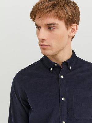JJECLASSIC CORD SHIRT LS SN Navy Blazer