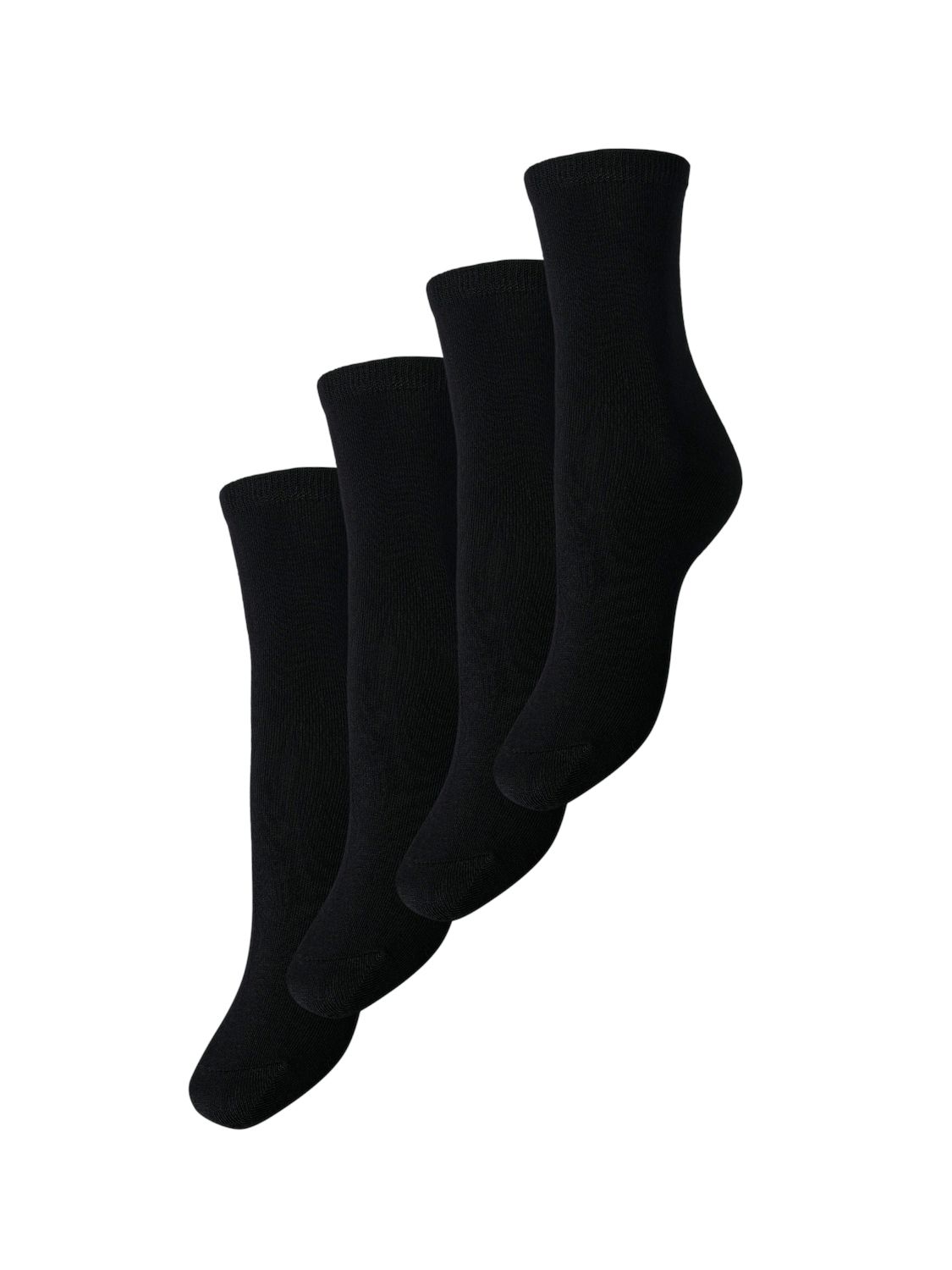PCELISA 4 PACK SOCKS NOOS Black