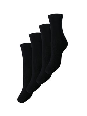 PCELISA 4 PACK SOCKS NOOS Black