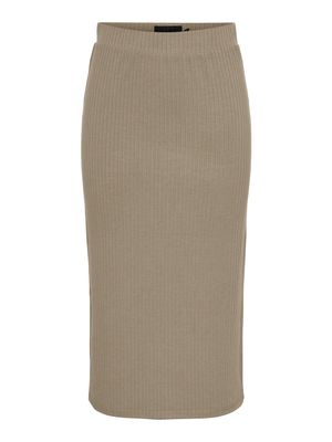 PCKYLIE MW MIDI SKIRT NOOS BC Silver Mink