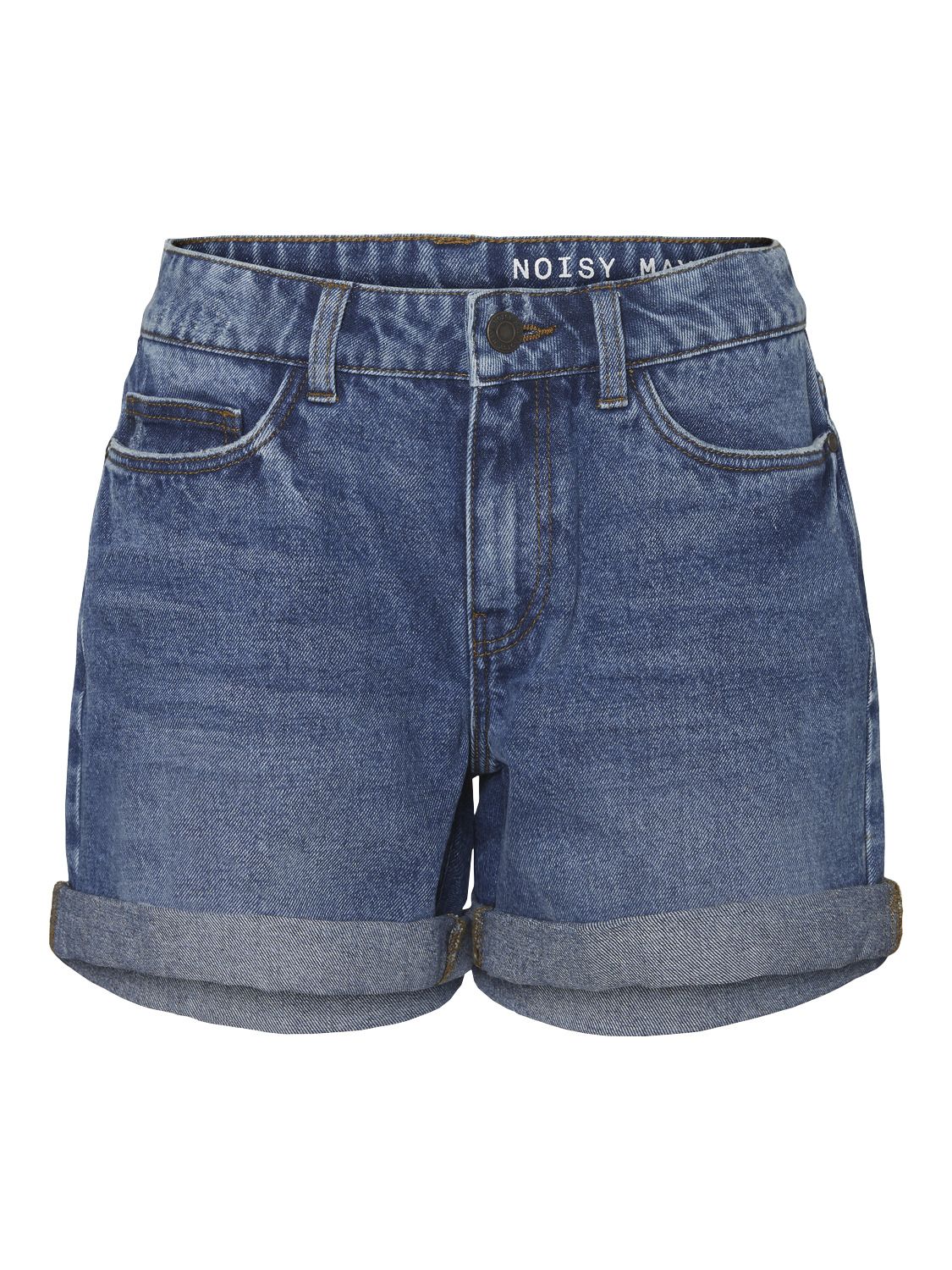 NMSMILEY NW SHORTS VI060MB CURVE NOOS Medium Blue Denim