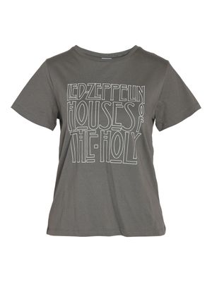 NMNATE LED ZEPPELIN S/S T-SHIRT JRS FWD Charcoal Gray-THE HOLY