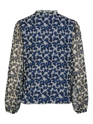 VIFALIA NIA O-NECK L/S TOP/R Birch-Nia