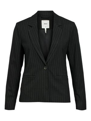 OBJLISA L/S BUTTON BLAZER AOP NOOS Black-Grey