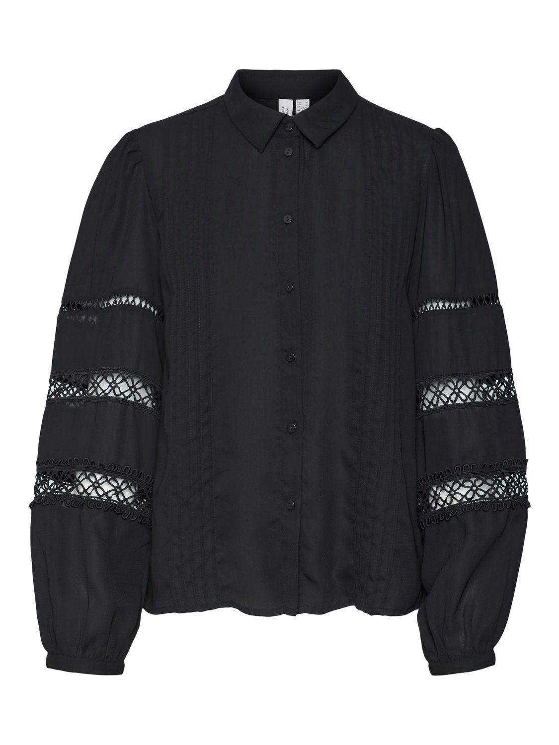 VMRUSLA L/S SHIRT WVN BTQ Black