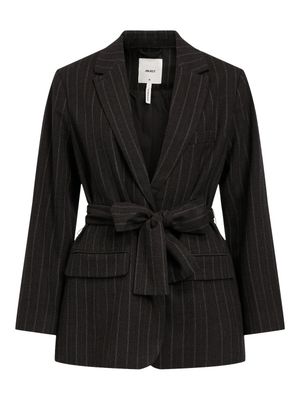 OBJROBIN BIG BLAZER PB15 Dark Grey Melange
