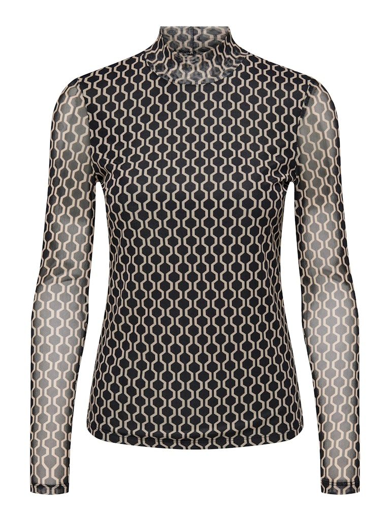 ONLERICA LIFE MESH L/S TOP JRS NOOS Black-Chain