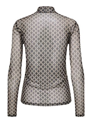 ONLERICA LIFE MESH L/S TOP JRS NOOS Black-Chain