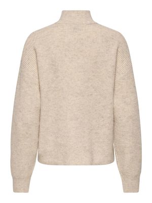 ONLTOKYO L/S ZIP CARDIGAN KNT Pumice Stone/MELANGE
