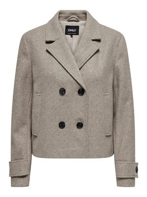 ONLFREJA LIFE SHORT DB JACKET OTW NOOS Mocha Meringue/MELANGE
