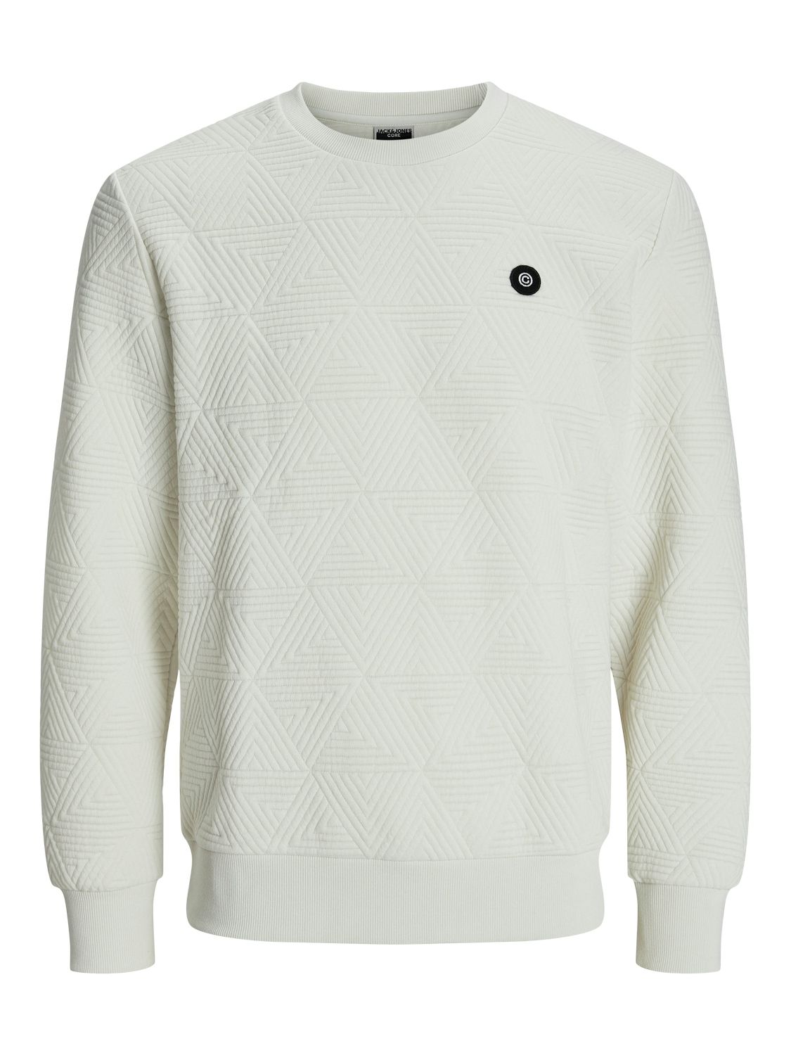 JCOGEO SWEAT CREW NECK SMU Marshmallow
