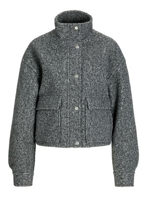 JXASTRID CURLY JACKET OTW Grey Melange