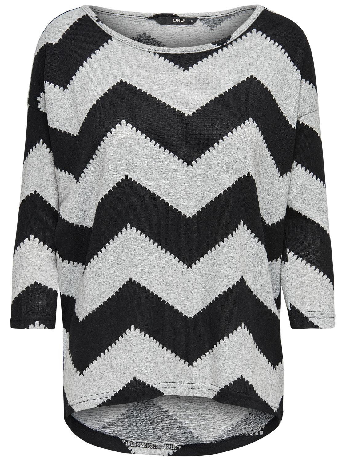 ONLELCOS 4/5 AOP TOP JRS NOOS zigzag