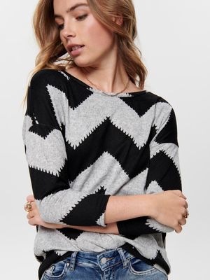 ONLELCOS 4/5 AOP TOP JRS NOOS zigzag
