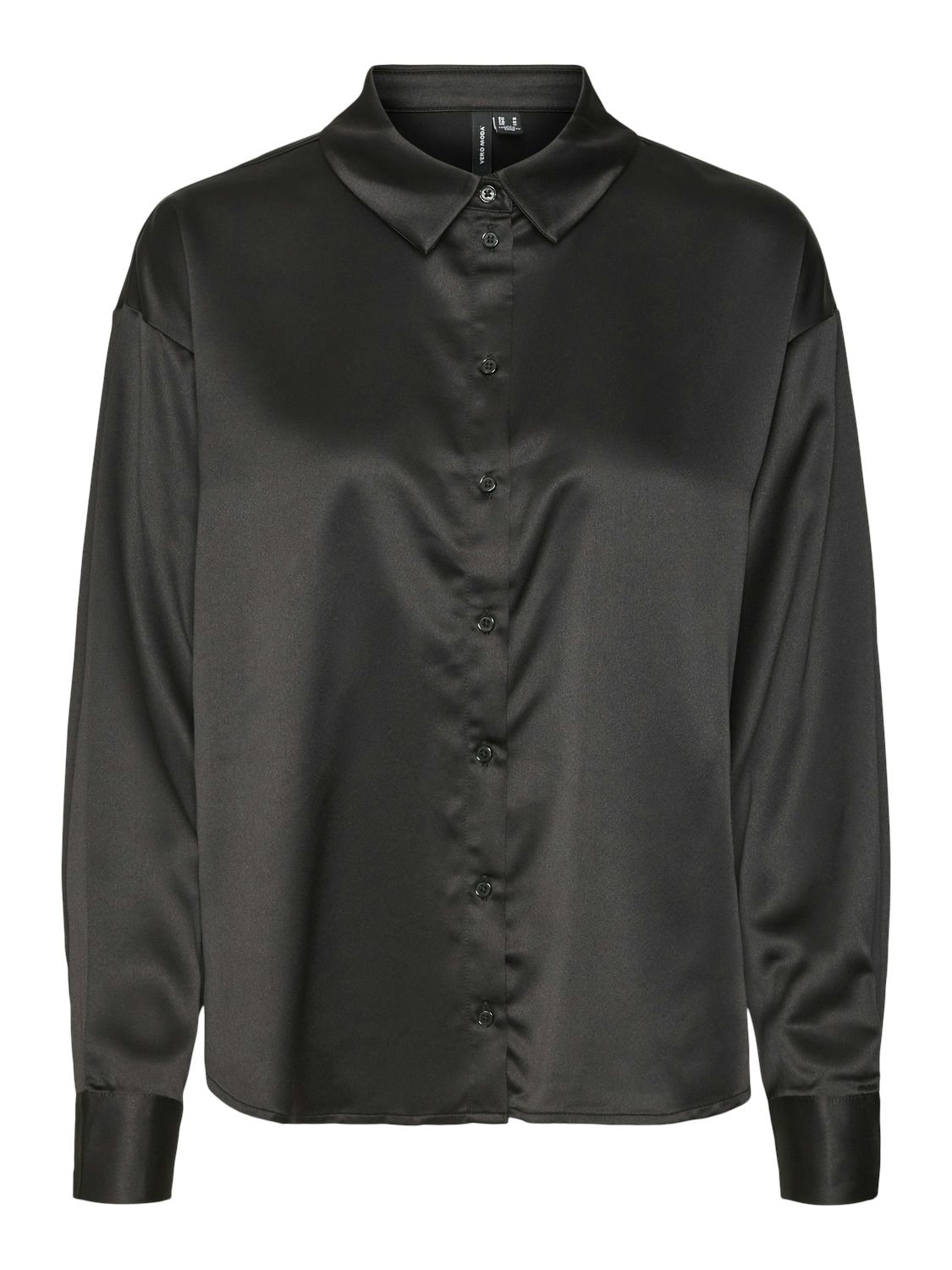 VMMERLE LS LOOSE SHIRT WVN GA Black