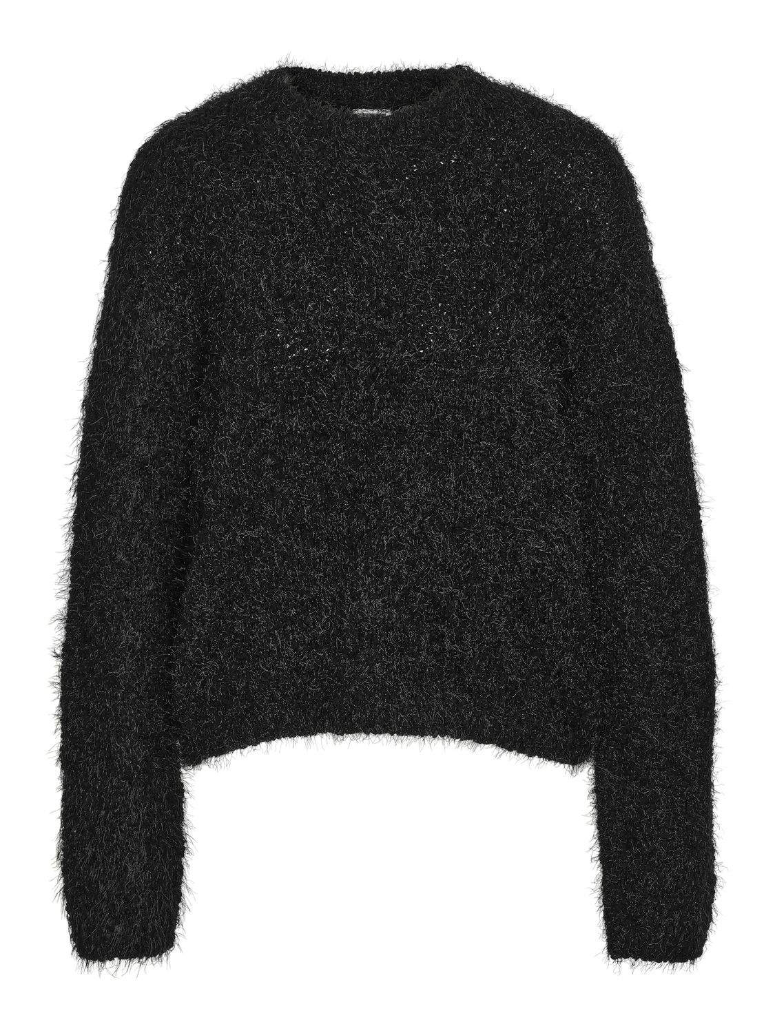NMSASSY L/S O-NECK KNIT FWD NOOS Black