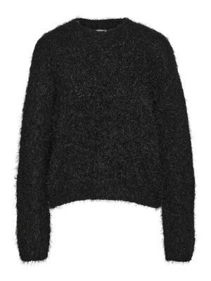 NMSASSY L/S O-NECK KNIT FWD NOOS Black