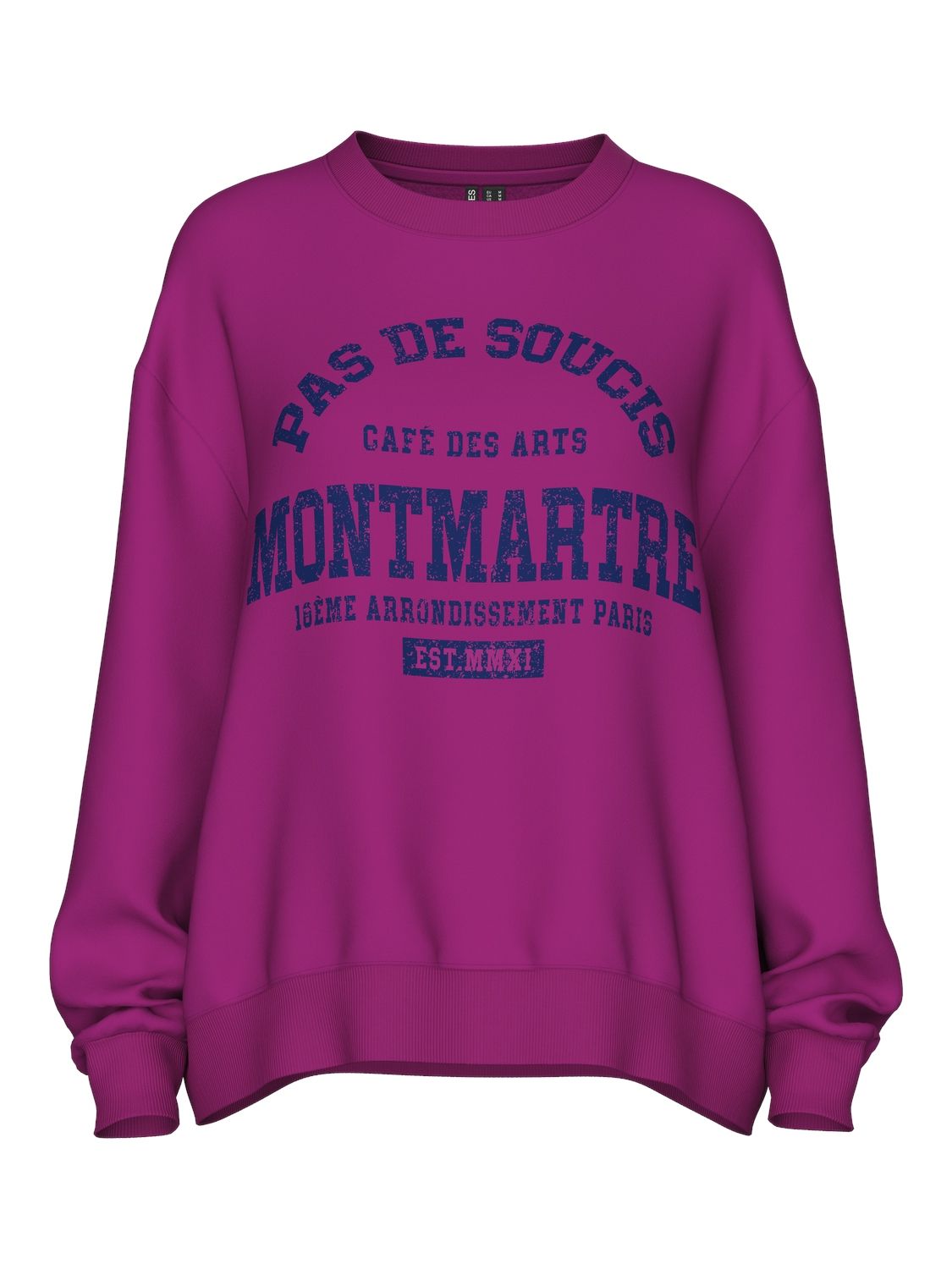 PCMAUDE LS SWEAT PWP MM Clover-Bellwether blue