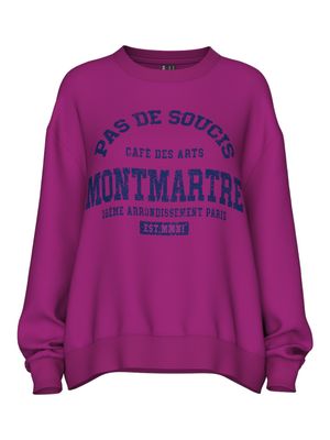 PCMAUDE LS SWEAT PWP MM Clover-Bellwether blue