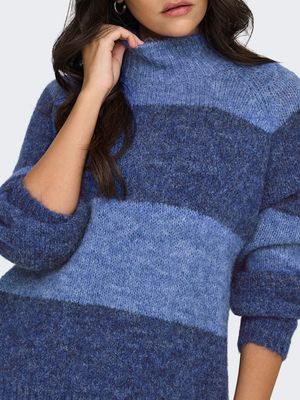 JDYZOEY LIFE L/S HN RAGLAN PUL KNT NOOS Sodalite Blue-LIGHT BLUE