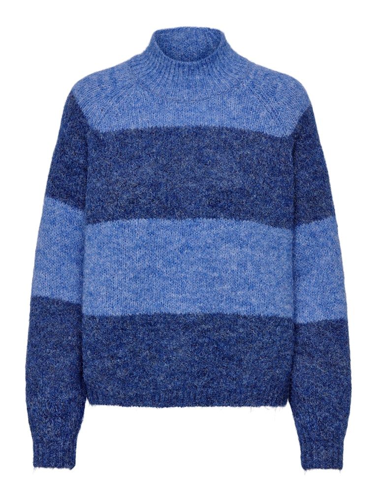 JDYZOEY LIFE L/S HN RAGLAN PUL KNT NOOS Sodalite Blue-LIGHT BLUE