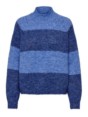 JDYZOEY LIFE L/S HN RAGLAN PUL KNT NOOS Sodalite Blue-LIGHT BLUE