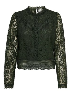 ONLNEW KARO LS LACE TOP WVN Rosin
