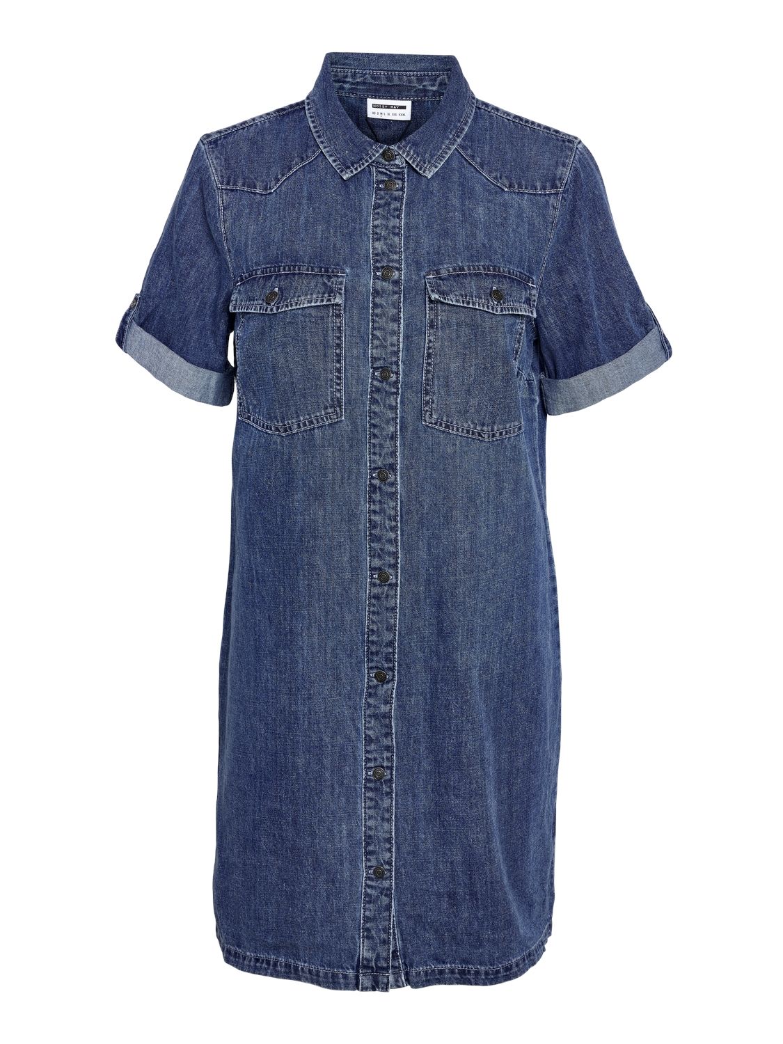 NMNEW SIGNE S/S DENIM DRESS VI002MB NOOS Medium Blue Denim
