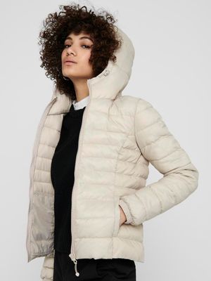 ONLTAHOE HOOD JACKET OTW NOOS Pumice Stone