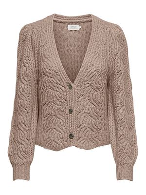 ONLFORA L/S CARDIGAN EX KNT Mocha Meringue/MELANGE