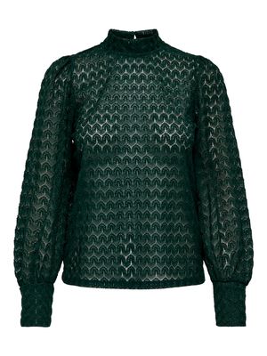 JDYAVERY L/S LACE TOP JRS NOOS Scarab