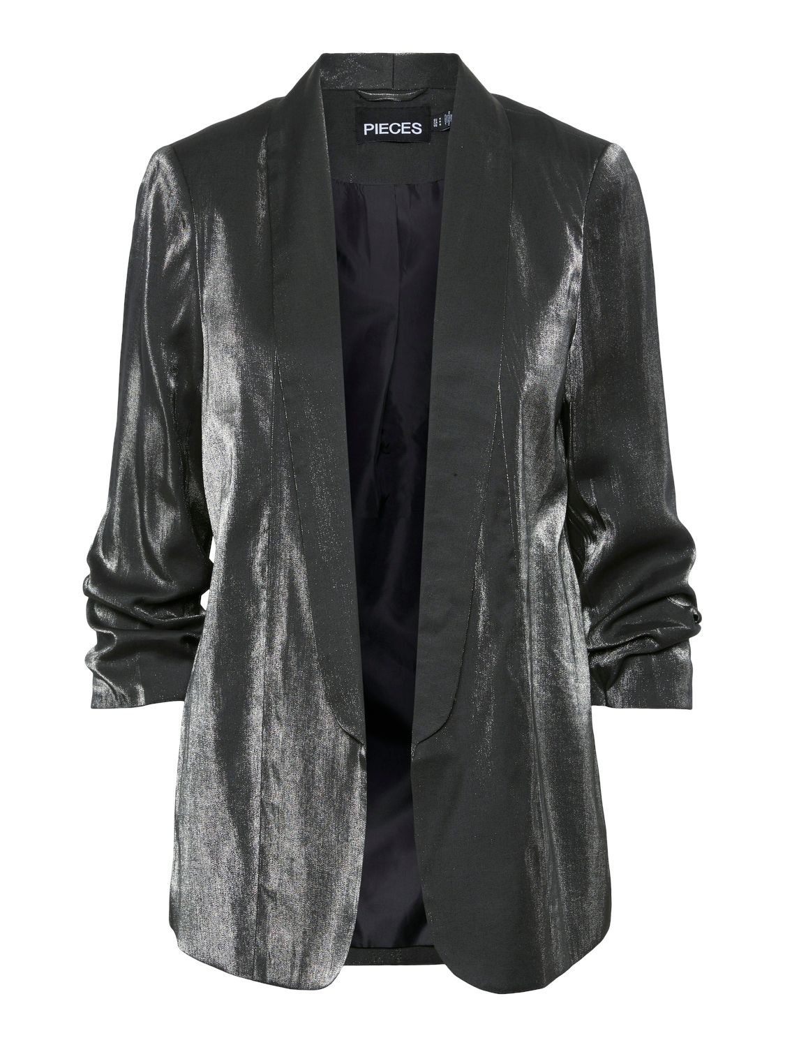 PCBOSELLA 3/4 SHINY BLAZER NOOS BC Black