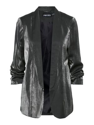 PCBOSELLA 3/4 SHINY BLAZER NOOS BC Black