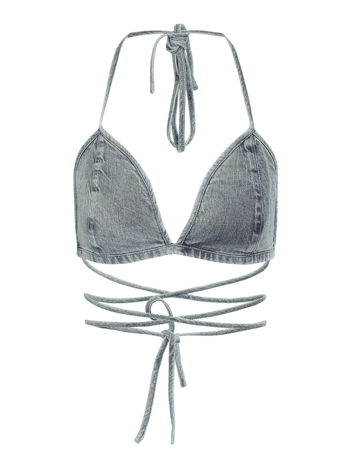 NMBELLA BRA TOP KI020MB Medium Blue Denim