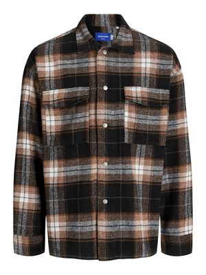 JORVESTERBRO CHECK OVERSHIRT LS SN Black