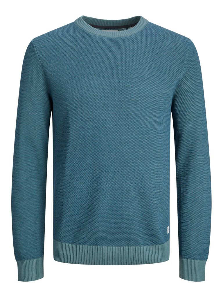 JJEGLOBE KNIT CREW NECK NOOS Goblin Blue
