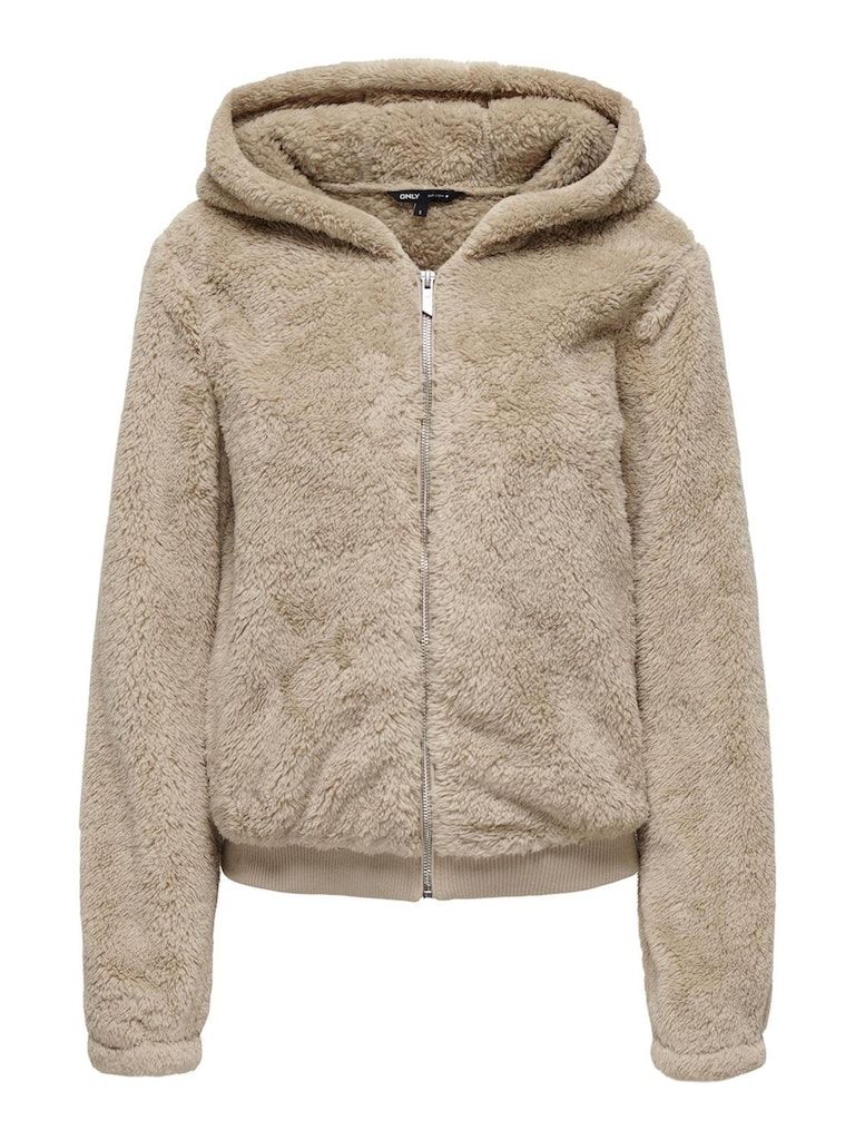 ONLNEWANNA CONTACT SHERPA JKT OTW NOOS Humus